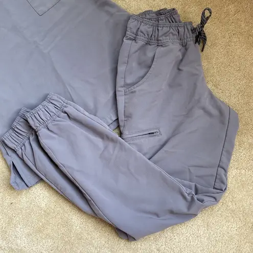 Jaanuu Grey Scrub Set