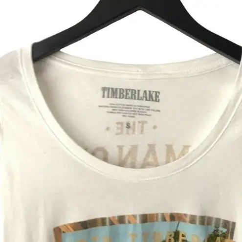 Justin Timberlake T Shirt Man of Woods Graphic Tee Tour Concert Singer Small S