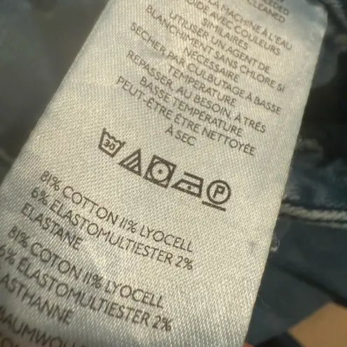 Anthropologie  MAEVE The Colette Wide Leg Crop Jeans size 28 Petite