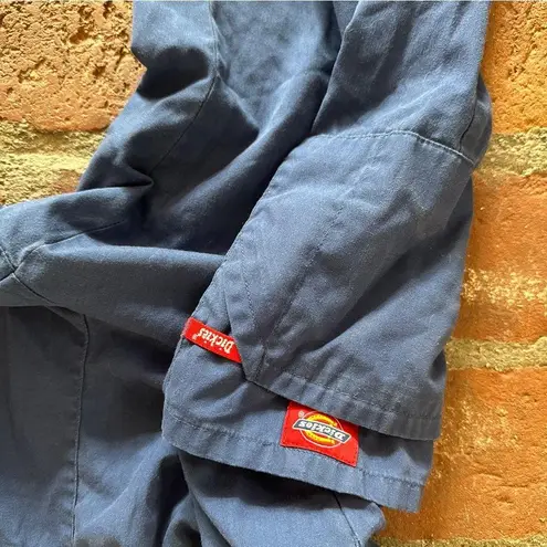 Dickies EDS Signature Women Scrubs Blue Pant Natural Rise Pull-On Size XL