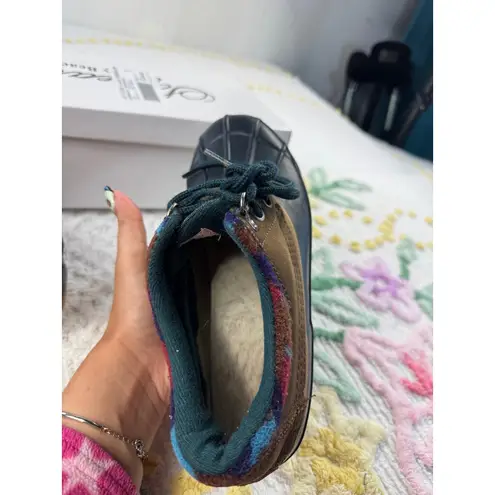 Bay Area Traders Duck Boots Plaid Lined Thermolite Insoles Size 8 Brown