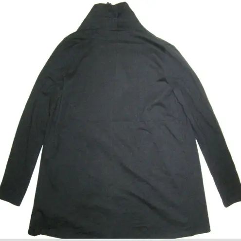 NYDJ 🆕 Womens XS Dark Gray Open Front Cardigan Shirt Top NEW NWT