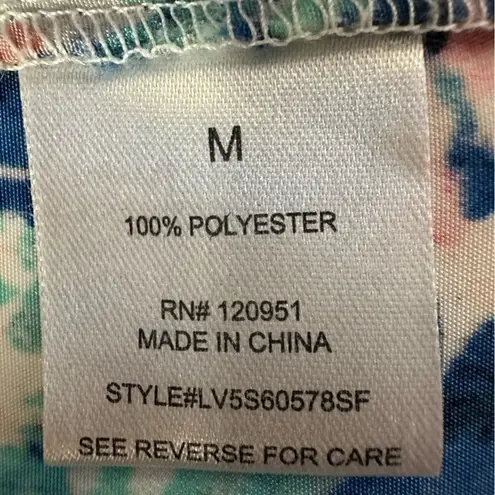 Olive & Oak "Y" Back Sleeveless Flowy Floral Top Size M