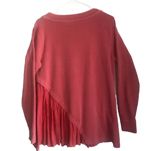 Soft Surroundings Elevate French Terry Sweatshirt Top Lagenlook I19
