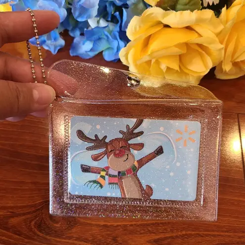 None Keychain Wallet- Hearts