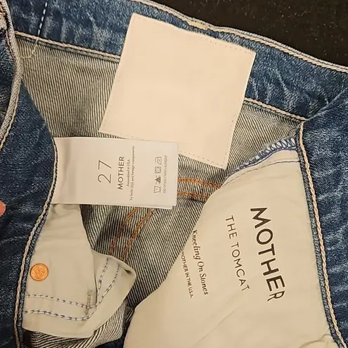 đź’•MOTHER SUPERIORđź’• The Tomcat Jeans ~ Kneeling On Stones 27 NWT Blue