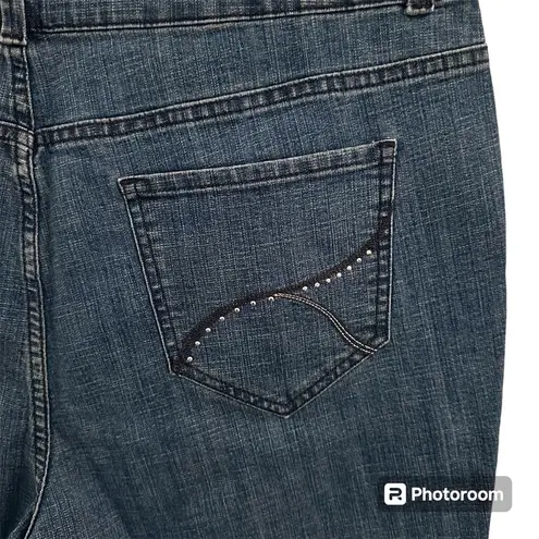 Riders By Lee Light/Medium Wash Bermuda Shorts Size 18W