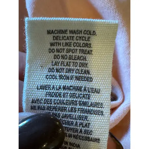 THE GREAT Tank Top Women Large Pink The Lace Slouch Sleep Tank Sleepwear NWT