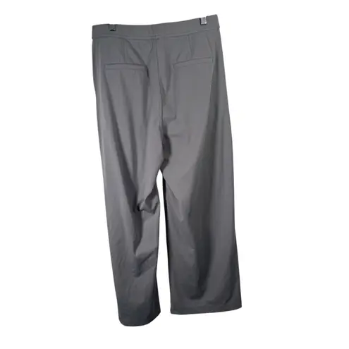 Halara High Waisted Side Pocket Work Flare Pants Grey Womens Large Petite