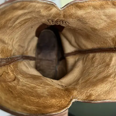 Nocona Women's Deertanned Pointed Toe Cowgirl Boots Brown Size 9