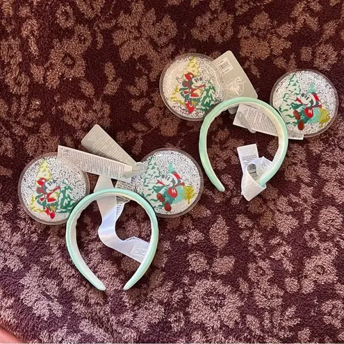 Disney Mickey and Minnie Mouse Snow Globe Ear Headband (2)