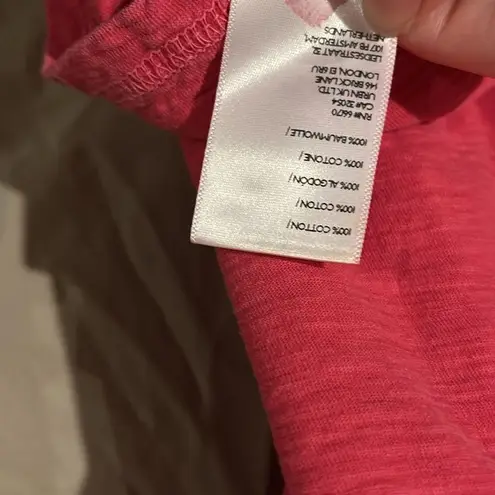 Pilcro Pink Short Sleeve Tee Classic Crew Neck