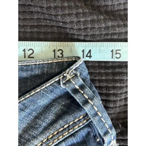 Silver Jeans Suki Bootcut Med Wash Low Rise Embroidery Size 27x30 Western Boho