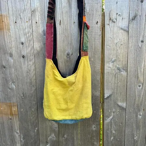 Patchwork boho y2k hippy bag