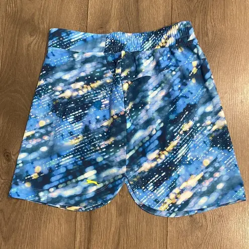 Slazenger NWOT  15” Blue Lights Printed Mid Rise Golf Skort XS