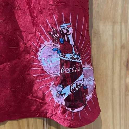 Coca Cola Cami Womens Medium Red Camisole Pajama Top