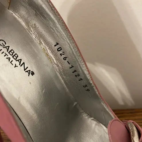 Dolce & Gabbana  Pink Heels size 39 or 9