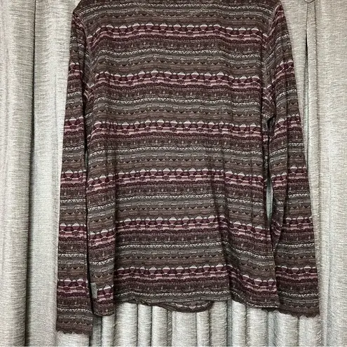 Woolrich  Half Zip Cotton Brown & Pink Printed Lightweight Pullover thumbnail 12