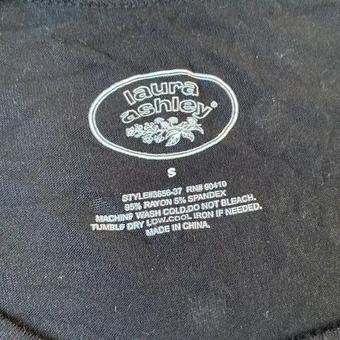 Laura Ashley  Paris Dotted Heart Night Shirt SIZE S