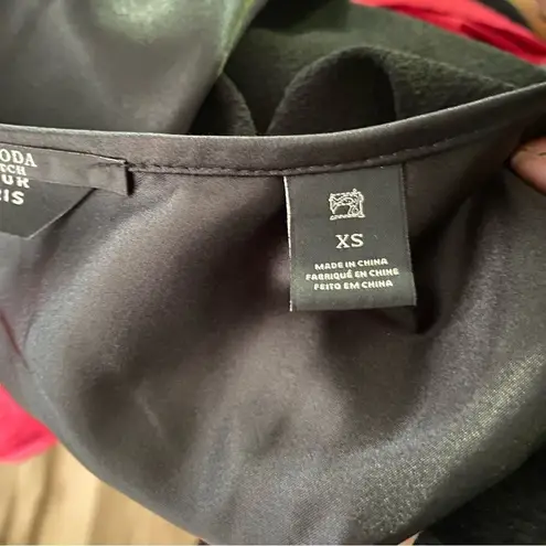 Scotch & Soda XS Black Dress Long Bell Sleeves Whimsy goth