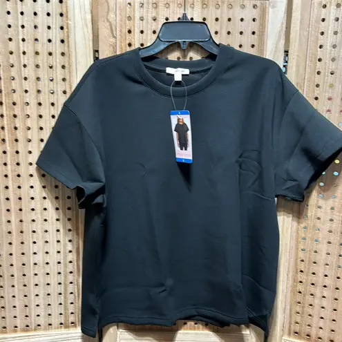 Teddi rosé ladies scuba tee nwt Black