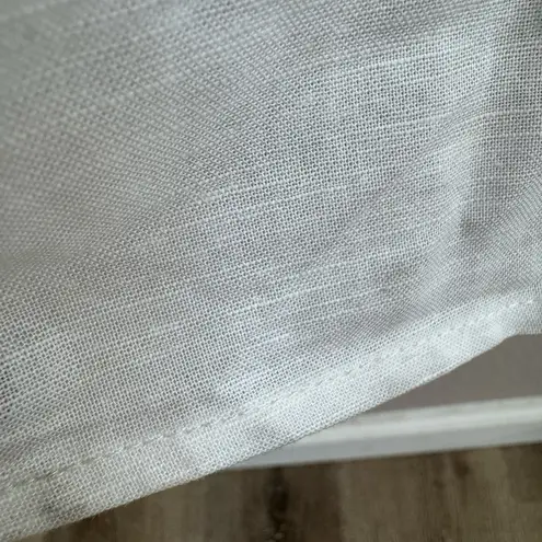 Revolve SNDYS Sofia White Linen Cotton Maxi Dress size Medium $109