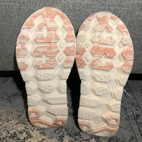 Hoka Vibrant Bloom Clifton L Running Shoes Vanilla Dry Clay