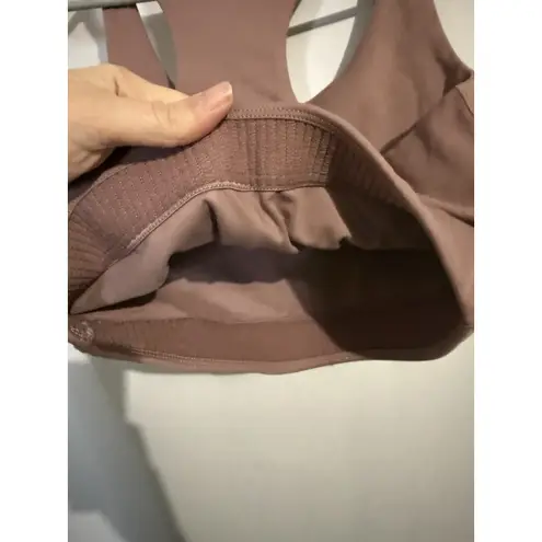 Girlfriend Collective  Paloma Racerback Longline Bra Pink Mauve S