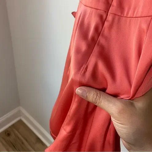 Catherine Malandrino silk Coral Sleeveless Short romper size 4