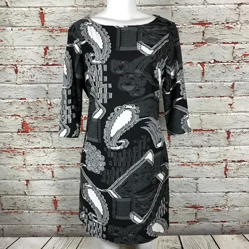 Joseph Ribkoff Dress Size 12 Sheath Textured