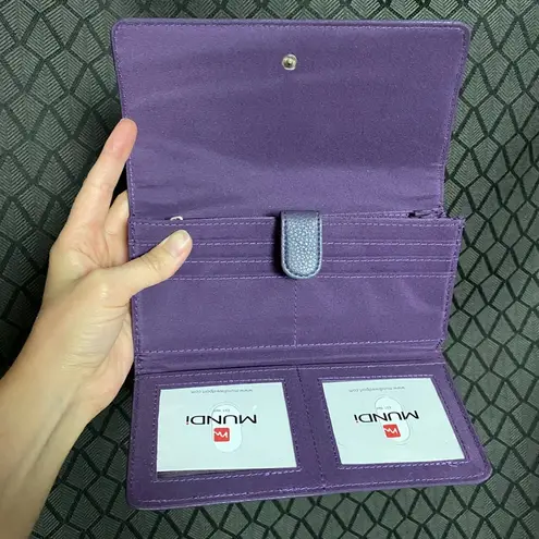 Mundi purple clutch wallet - NEW without tags