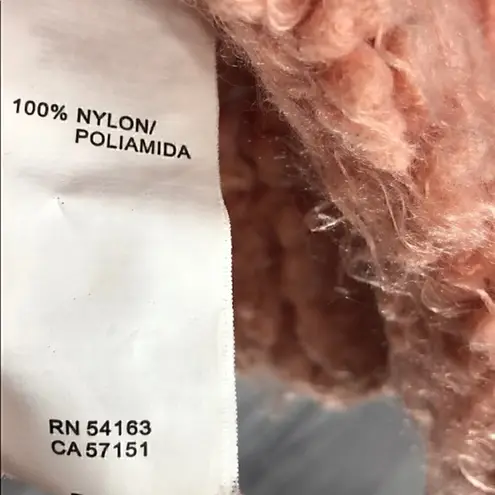 Kensie  - Soft Fuzzy Salmon Color Vest - M