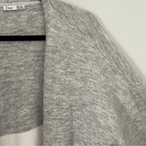 Dex Faux Fur Sleeve Color Block Cardigan NWT Size 3X