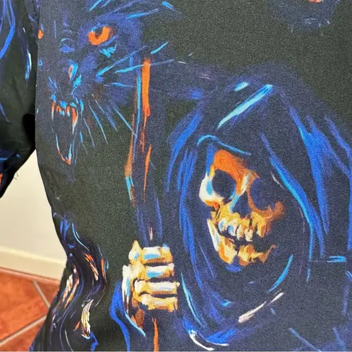 Dixxon Flannel Company “Sex Panther” Graphic Dhirt Blue Size M