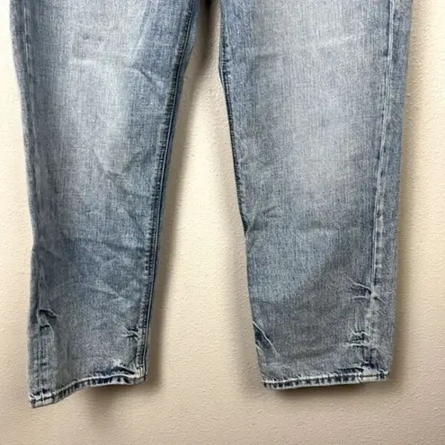 American Eagle   Cropped Wide Leg Jeans Womens Size 6 Baggy‎ 90s High Rise Y2K