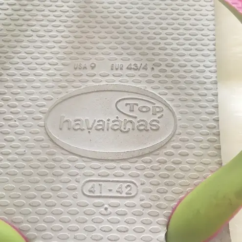 Havaianas White FlipFlops US 9