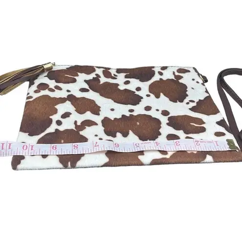 NWT L.I.B. New York faux pony fur crossbody bag White