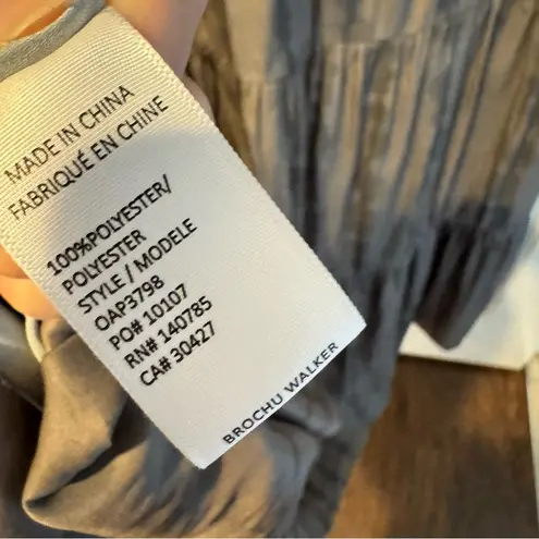 Brochu Walker Gray Long Sleeve Maxi Dress | XS