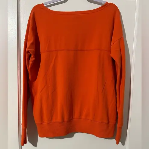 Sweaty Betty  Women’s Size Small Orange Long Sleeve Sweater