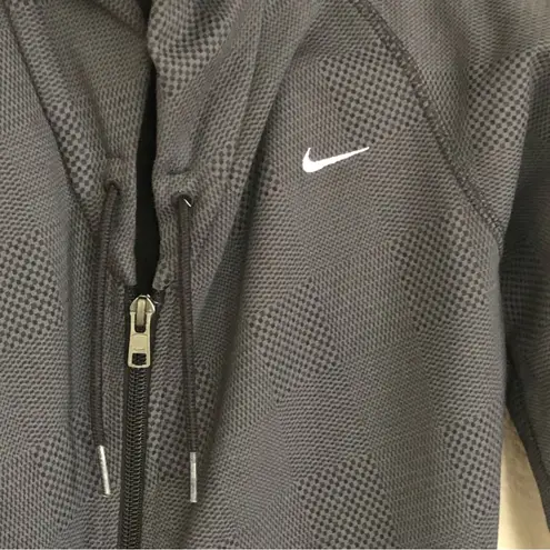 Nike  Athletic Dept. Textured Design Zip Up Hoodie Sweatshirt Size Small