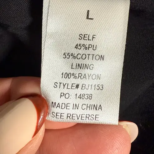 Beavely Fringe Jacket Black Size L