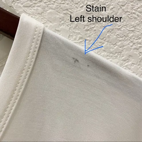 Hummingbird Ivory Stripe Front Twist Shirt S