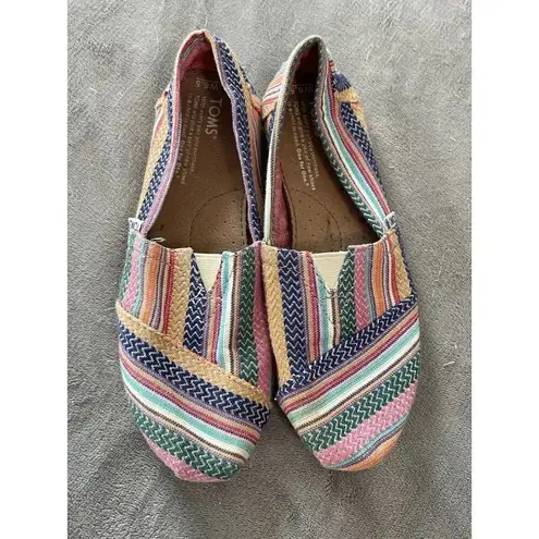 Toms Women Slip On Flat Casual Multi