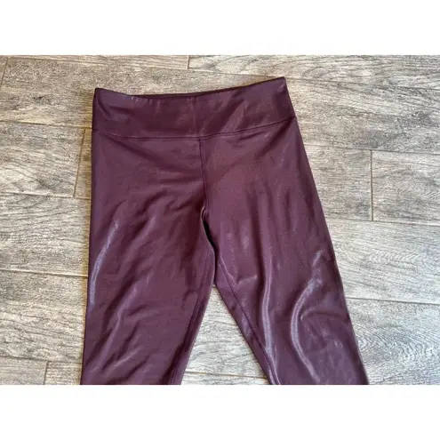 Zyia Active Leggings size 16 18 Reflective Galaxy stretch yoga pants high rise