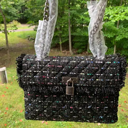 Kurt Geiger Authentic LONDON Tweed LG Crosb/Shoulder bag