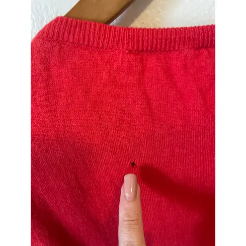 Moschino Cheap & Chic Ruffle Sweater Top AS-IS w/ FLAW Size 14 L Large TWEE PREP