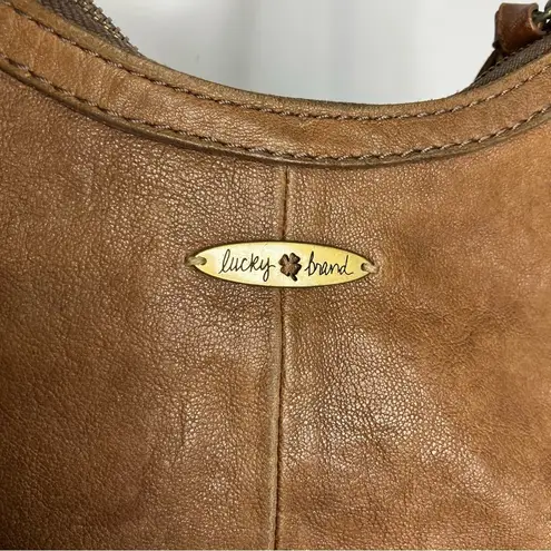 Lucky Brand Vintage  woven leather‎ crossbody bag small/med size