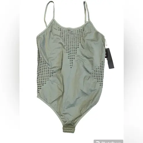 Cotton Candy Olive Green Spaghetti Strap Bodysuit Women’s Size Small/Medium NWT