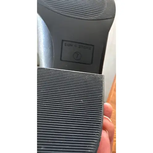 Sun * Stone Women’s Block Ankle Boots Black Sz 7 / 38 SKU 2873