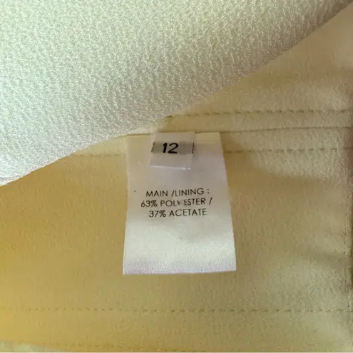 Alex Perry Rae Neon Yellow Bustier Crop Top Size 12 | Crepe Festival Party